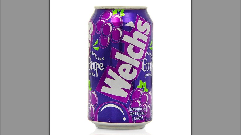 can of Welch's Grape Soda