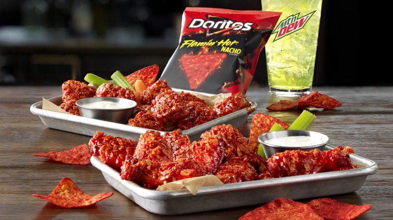 Product image for Doritos Flamin' Hot Nacho wings from Buffalo Wild Wings