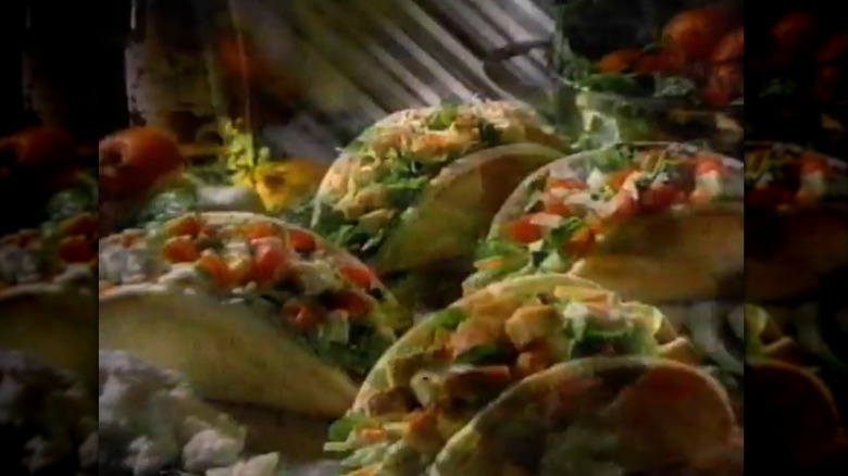 Four Wendy's fresh stuffed pitas on table