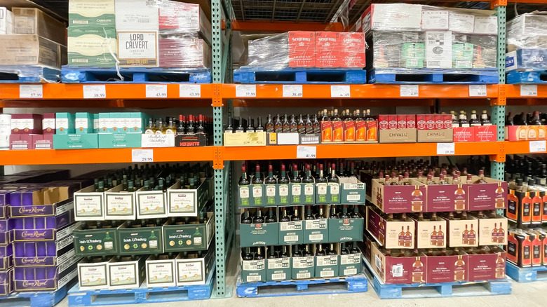 Costco liquor section