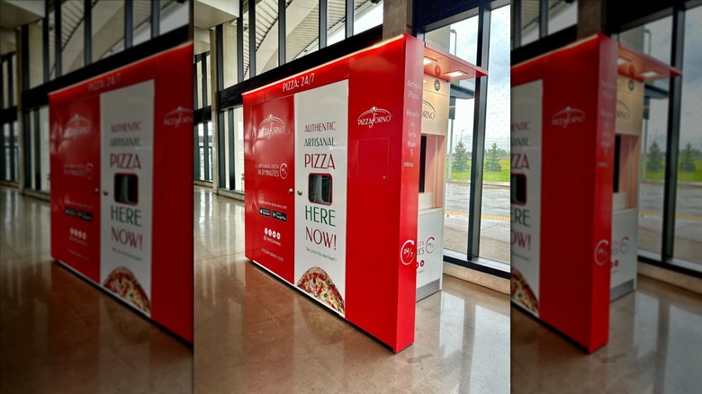 PizzaForno machine in building