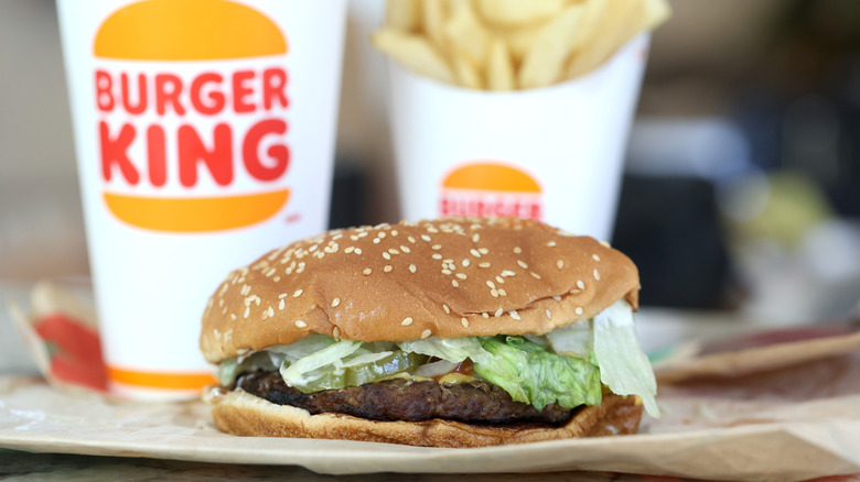 A Whopper meal from Burger King