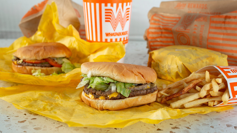 A Whataburger combo meal