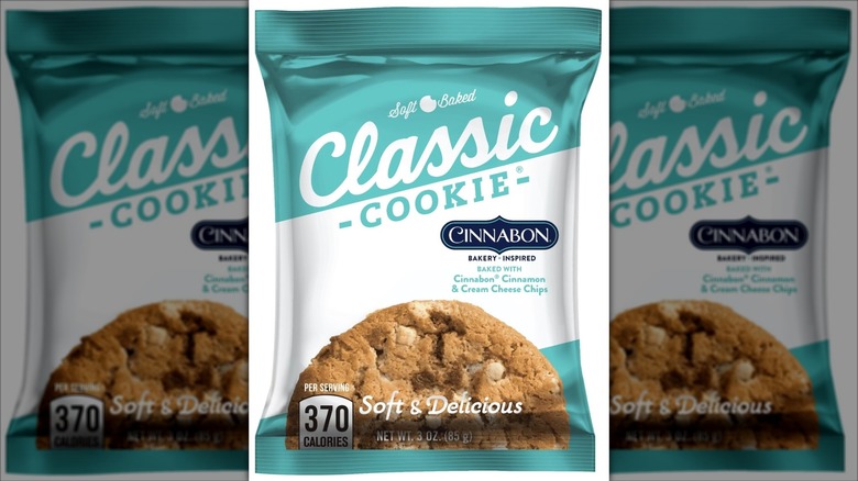 Package of Classic Cookie Cinnabon Soft Baked Cookie