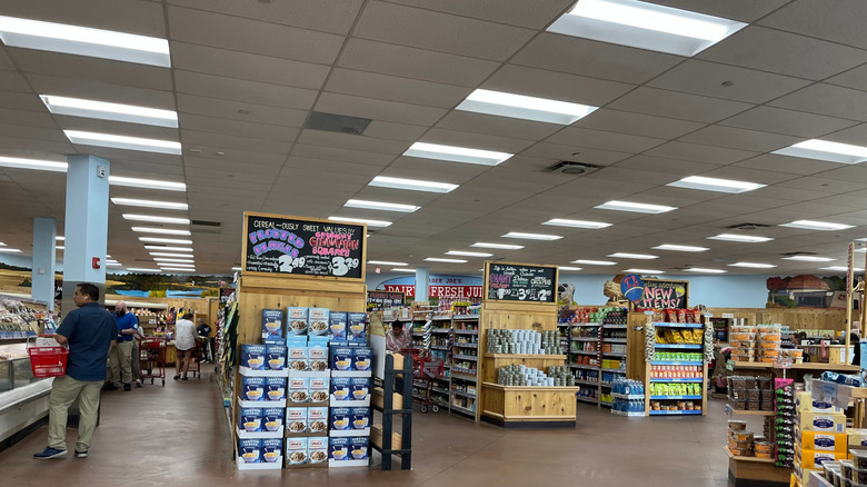 Inside of a Trader Joe's store