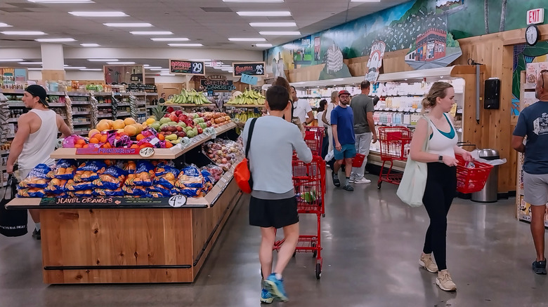 Trader Joe's busy aisles