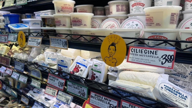 Trader Joe's cheese department