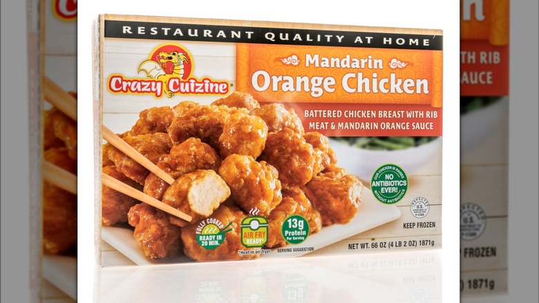 Package of Crazy Cuizine Mandarin Orange Chicken