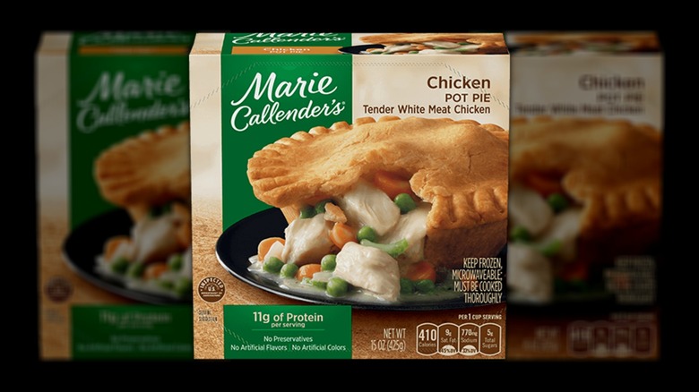 Box of Marie Callender's Chicken Pot Pies