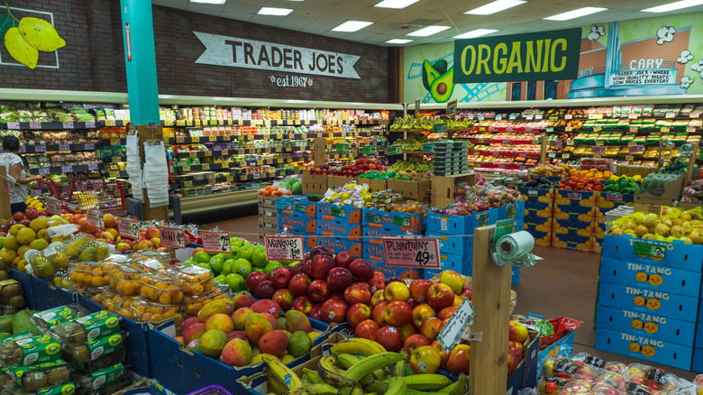 Trader Joe's fresh produce department