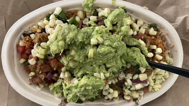Sofritas burrito bowl from Chipotle