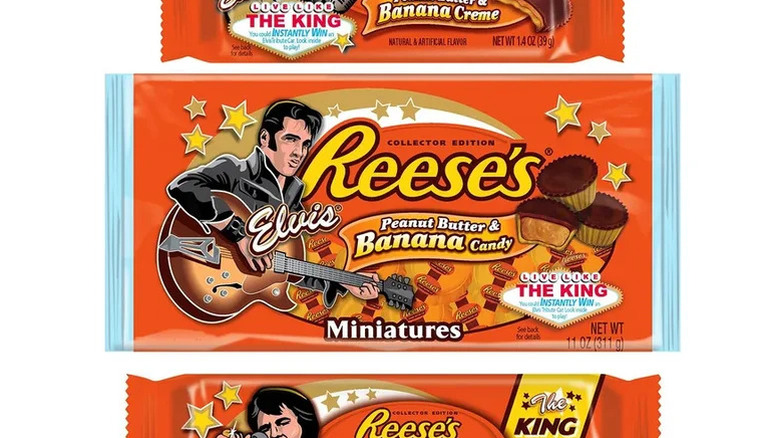 A pack of Reese's Evil Peanut Butter & Banana Creme miniature cups