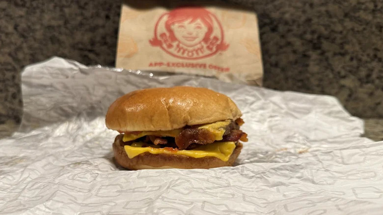 Son of Baconator on a wrapper