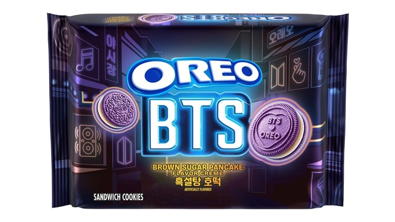 Package of Oreo BTS cookies