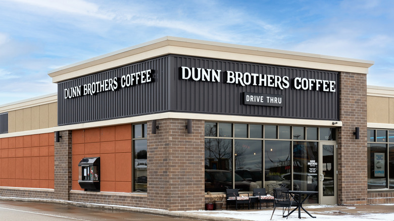 Exterior of Dunn Brothers Coffee location in Wisconsin