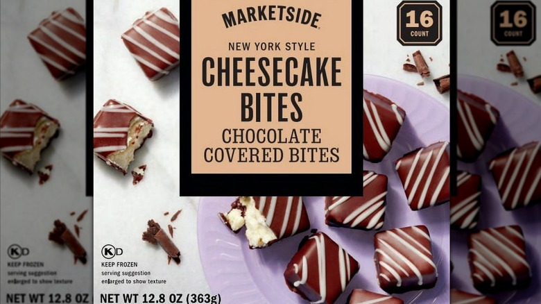 Marketside cheesecake bites box