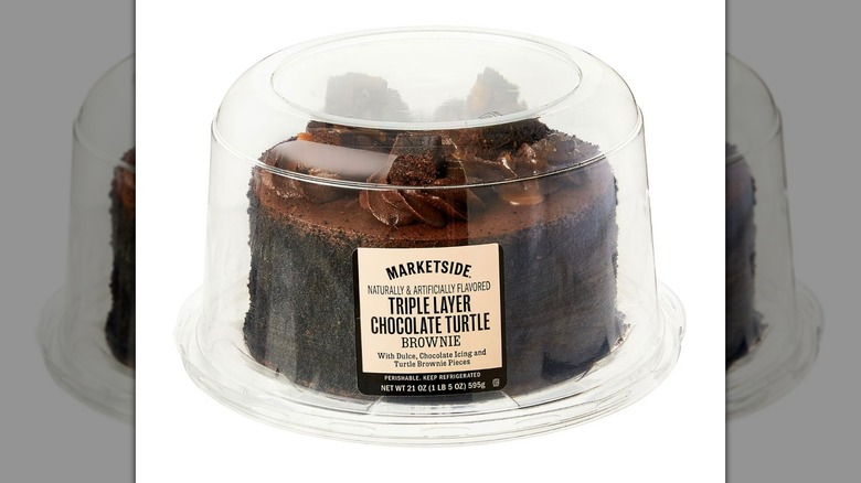 Marketside Triple Layer Chocolate Turtle Brownie Cake
