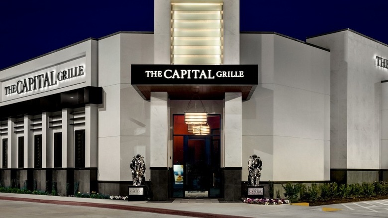 Exterior view of the front of a Capital Grille restaurant