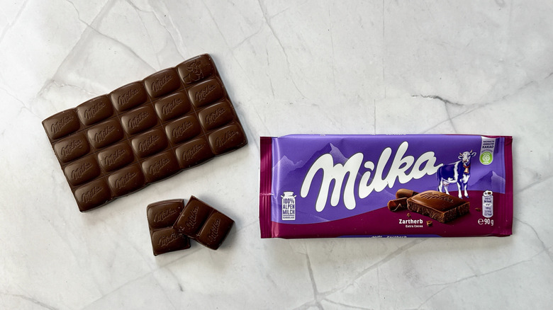Milka candy bar