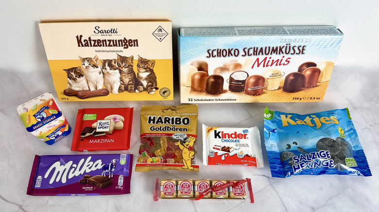 9 German candy varieties