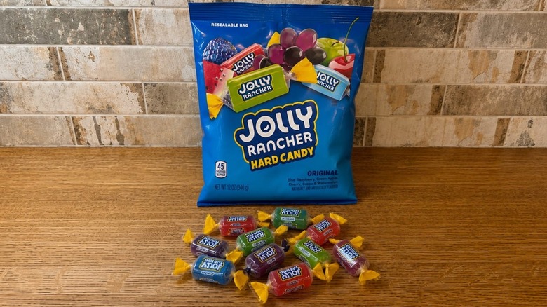 Bag of Jolly Rancher candies