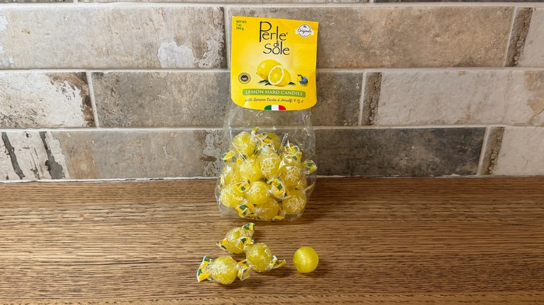 Bag of Perle di Sole Lemon Candies