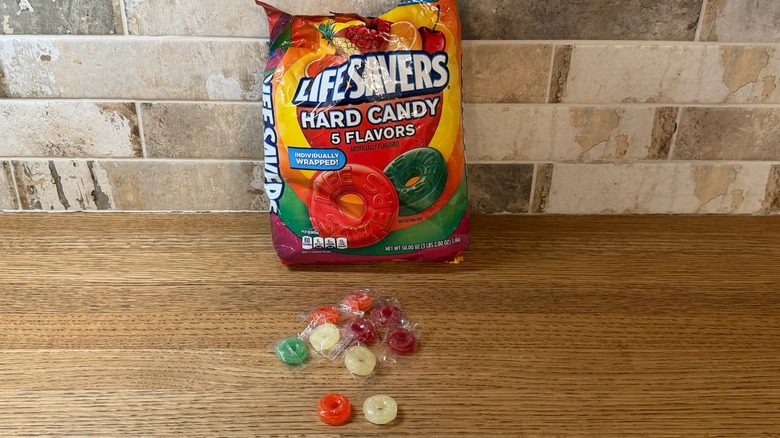 large bag of Life Savers hard candy