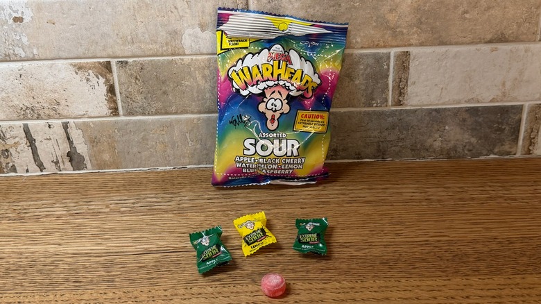 bag of Warheads sour candy