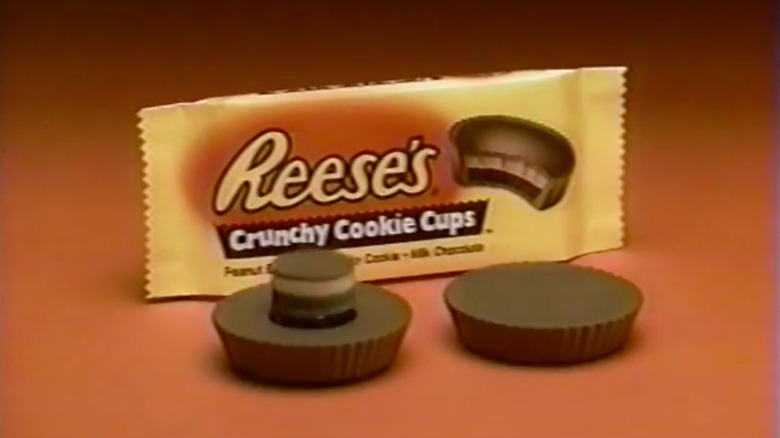 Screenshot of Reese's Crunchy Cookie cup commercial