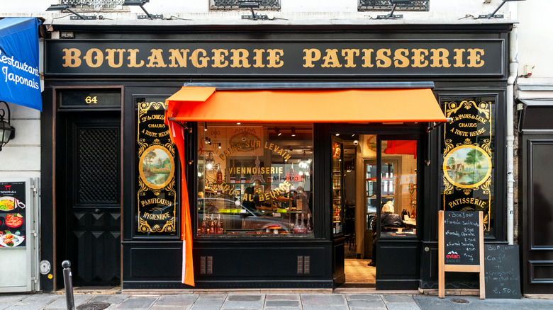 exterior of french bakery