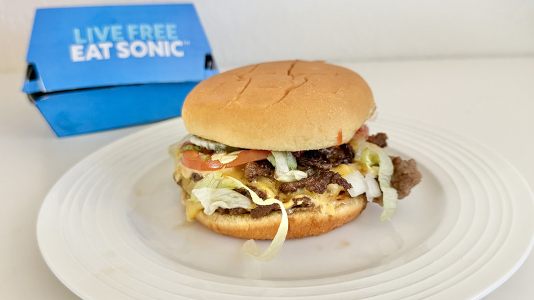 All-American Sonic Smasher on a plate