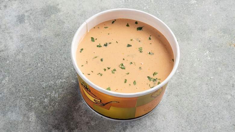 Texas de Brazil Lobster Bisque in to-go cup