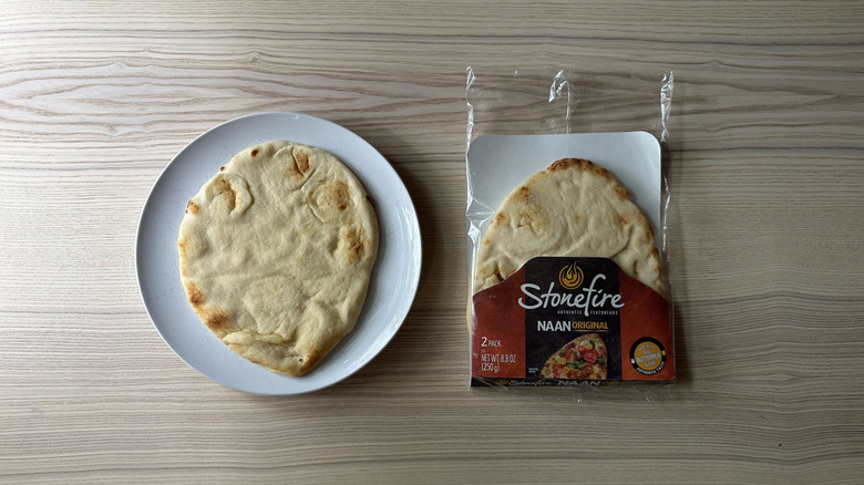 Stonefire Original Naan on white plate