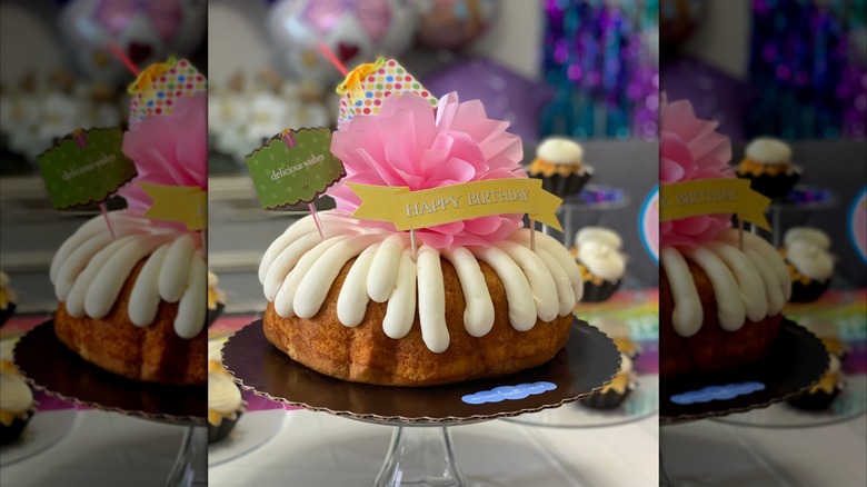 Happy birthday Nothing Bundt Cakes cake