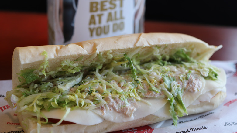 Close up of a Sandwich at a Jimmy John's
