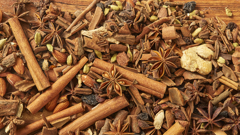 Spices to make chai