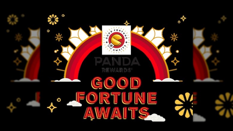 Panda Express rewards slogan: "Good Fortune Awaits"