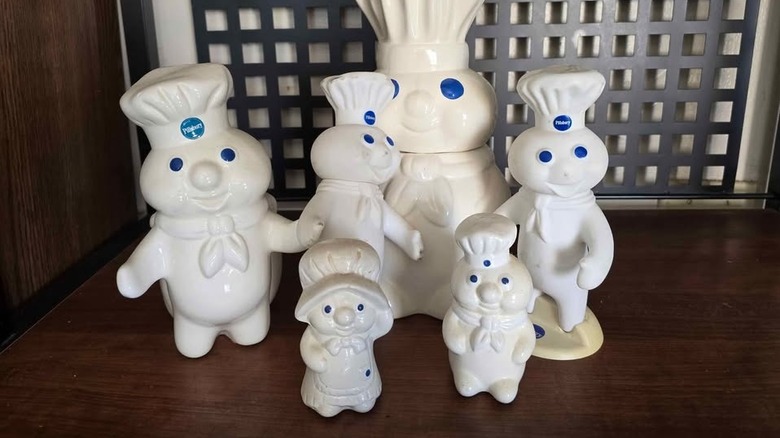 Various Pillsbury cookie jars
