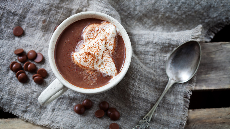 Spiced Grand Marnier Hot Chocolate 