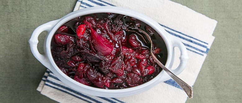 Cranberries with Cardamom and Beets