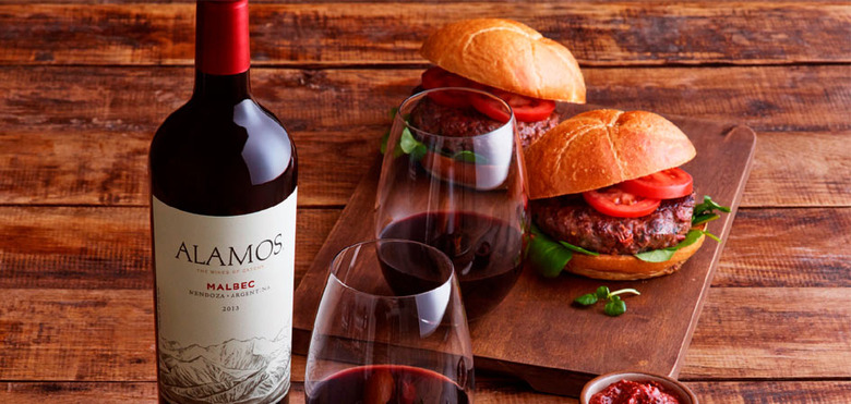 Malbec Burgers with Creole Mustard Tomato Jam