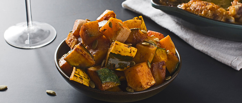 Maple and Spice-Roasted Winter Squash 