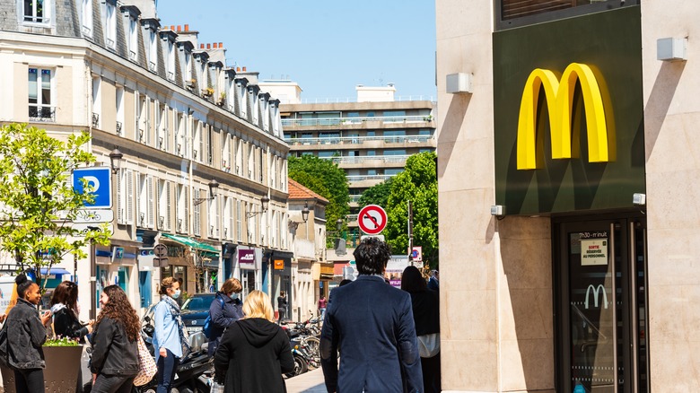 McDonald's store in France