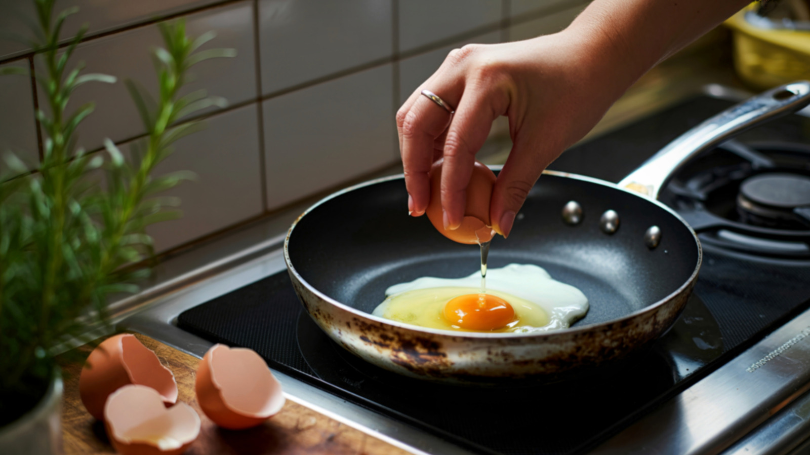 A Dollop Of This '70s Jarred Staple Takes Fried Eggs From Dull To Decadent (It's Great On Breakfast Sandwiches, Too)