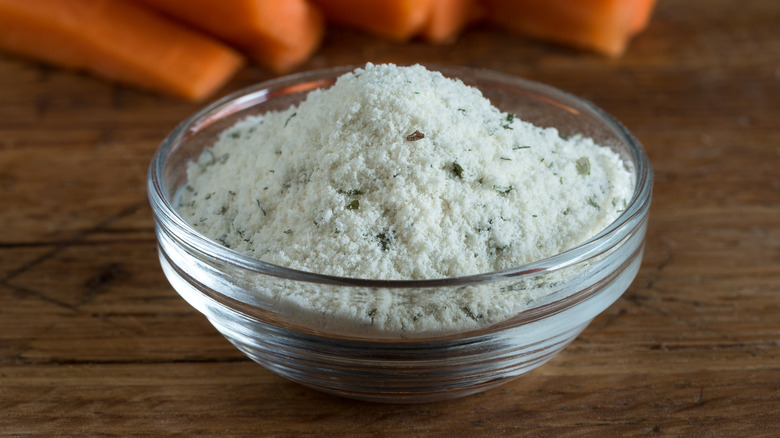 Bowl of ranch dressing powder