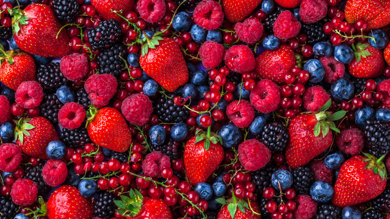 Assortment of fresh berries