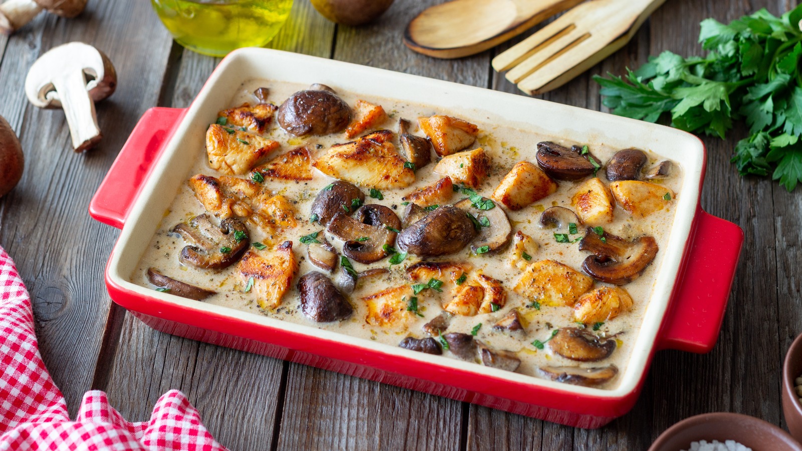 A Little Crème Fraîche Helps Prevent Curdled Chicken Casserole