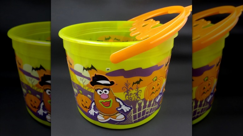 Mr. Potato Head McDonald's Boo Bucket on gray background