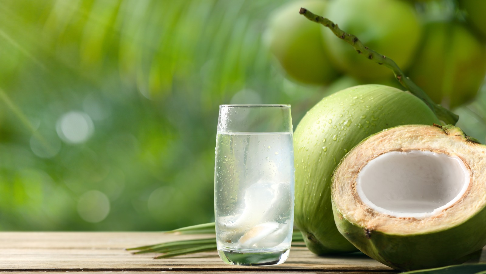 Green Coconut Water Splash