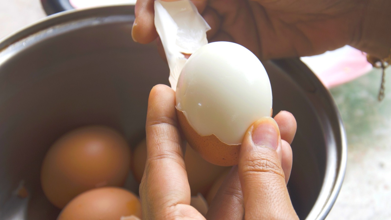 A Tip For EasyToPeel Hard Boiled Eggs? Start With Your Pressure Cooker